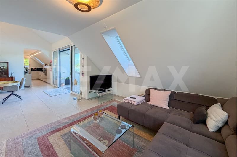 Rheinblick - Feeling like on vacation - 4.5-room maisonette apartment in Wallbach for sale (8)