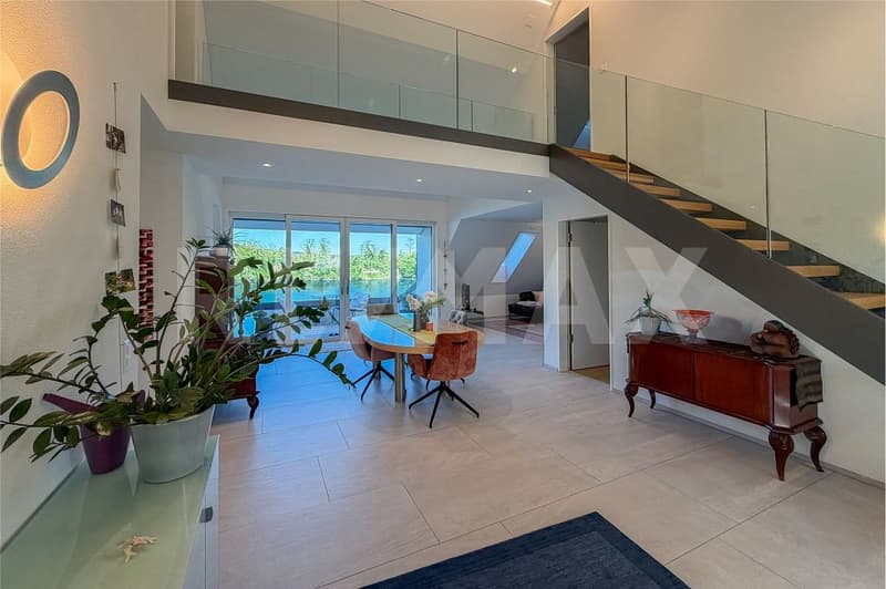Rheinblick - Feeling like on vacation - 4.5-room maisonette apartment in Wallbach for sale (12)