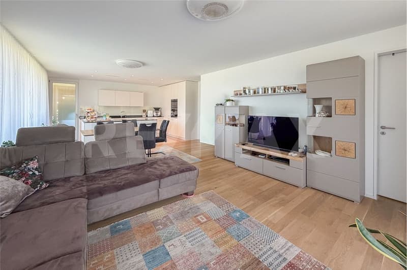 Appartement 4,5 pièces au 1er étage - Vie moderne avec grand balcon à Stein à vendre (5)