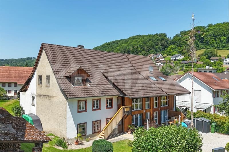 Liebhaberobjekt mit Scheune, Nebenräumen und vielseitigem Potenzial in Hellikon zu verkaufen (1)