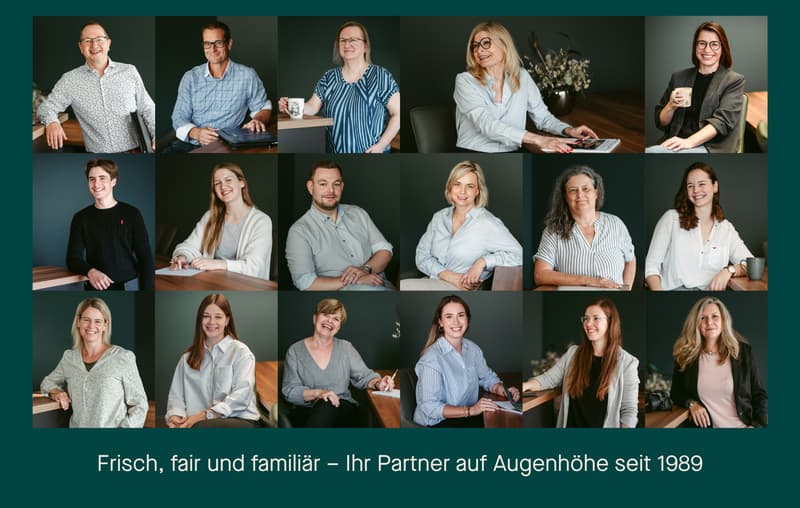 Frisch, fair und familiär - Ihr Partner auf Augenhöhe seit 1989
