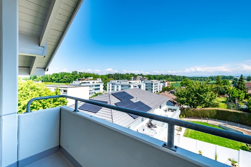 Ausblick vom Ostbalkon