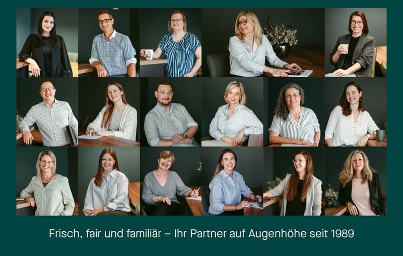 Frisch, fair und familiär - Ihr Partner auf Augenhöhe seit 1989