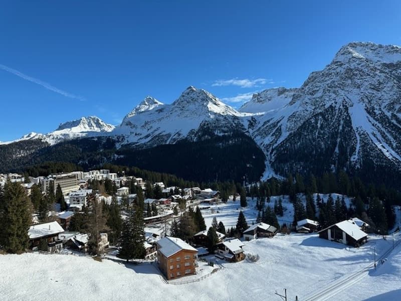 Ultimo appartamento di 2 camere ristrutturato di recente nel centro di Arosa (6)