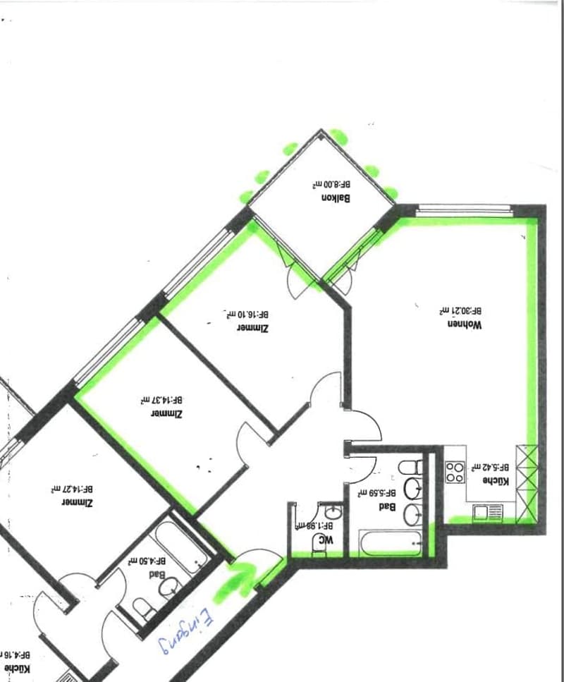 Appartamento di 3 locali ristrutturato di recente nel centro di Arosa (6)