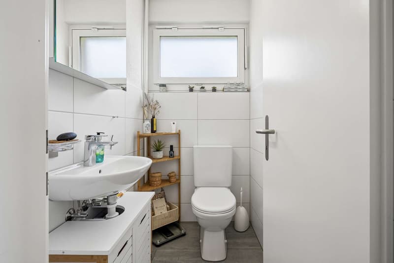 Separates WC mit Fenster 2 m²