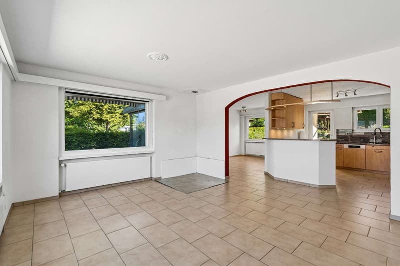 5.5 Zimmer Gartenwohnung - Wohnen-Essen-Kochen