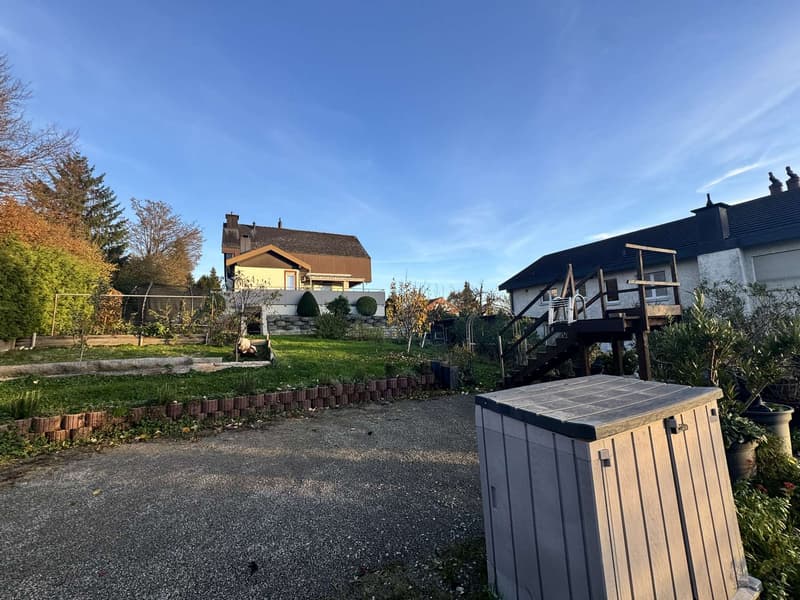 Sicht Richtung Norden auf der Parzelle