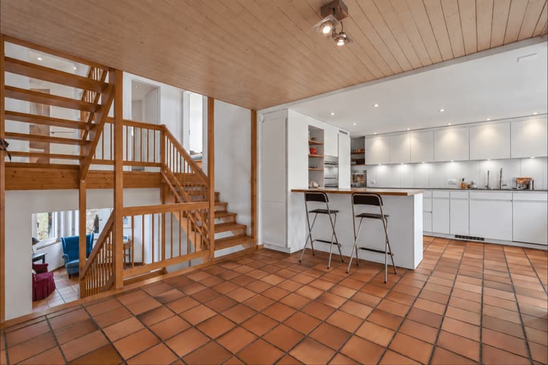 Einzigartige Architektur über mehrere Wohnebenen