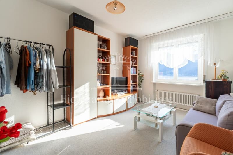 BRISSAGO - Grosszügige Wohnung an zentraler und sonniger Lage mit offener Seesicht (5)