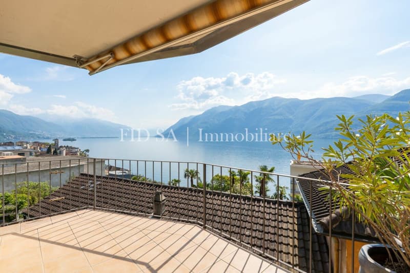 BRISSAGO - Appartamento con vista lago in residenza curata di 4 unità (1)