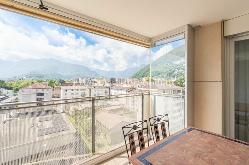 LOCARNO - Wohnung im Zentrum mit freiem Blick vom 7. Stock (1)