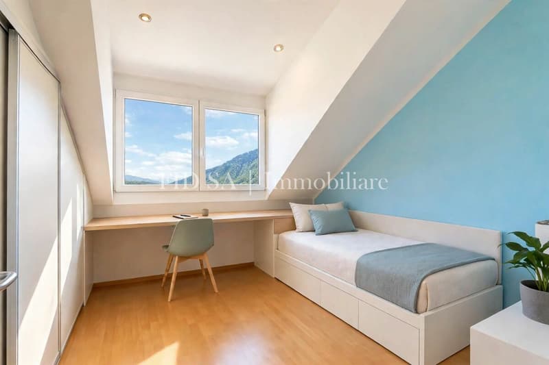 GORDOLA - Ampio attico mansardato in residenza di sole 4 unità (5)
