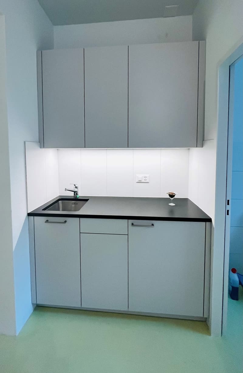 Moderne Küche 1. OG mit Kühlschrank