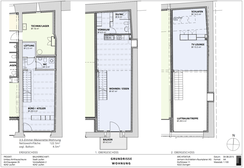 Appartamento unico di maisonette di 2,5 locali con balcone in posizione centrale (5)