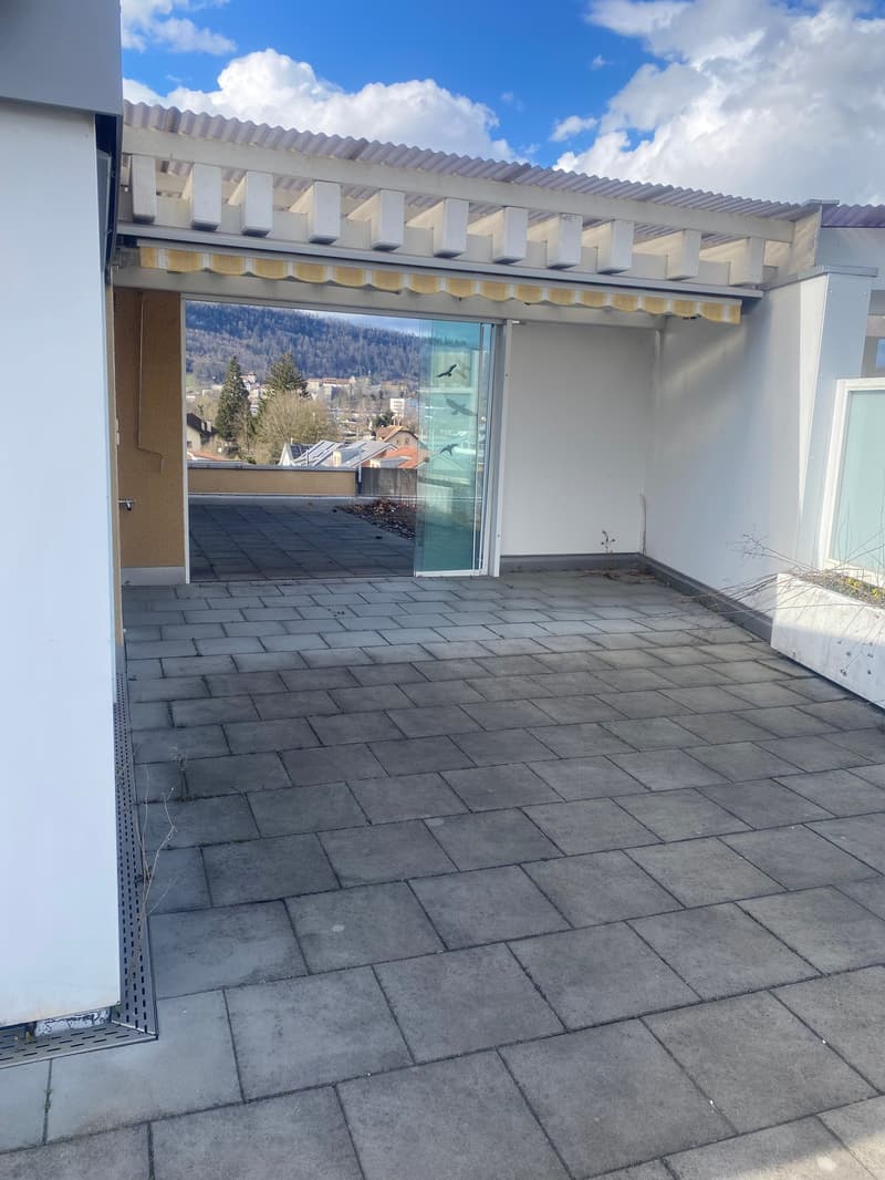Appartamento in attico ristrutturato di 3,5 locali con grande terrazza (22)