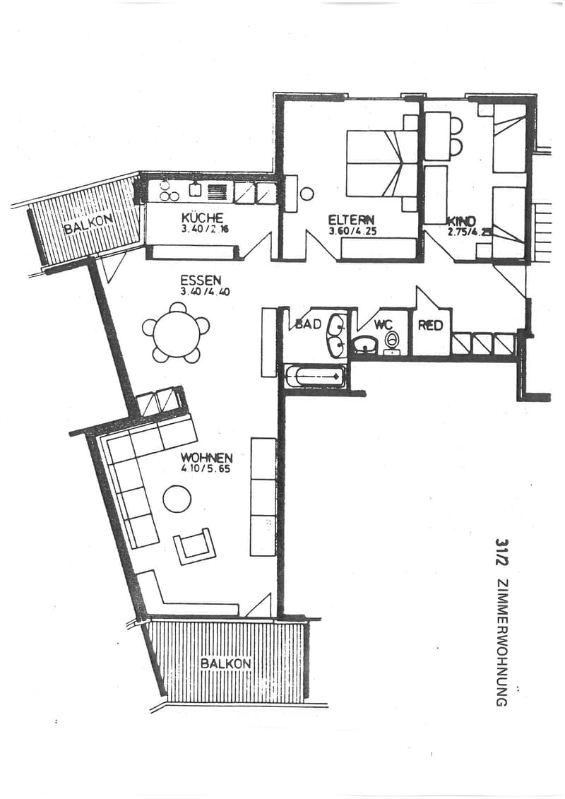 3.5-Zimmerwohnung mit zwei Balkonen (12)