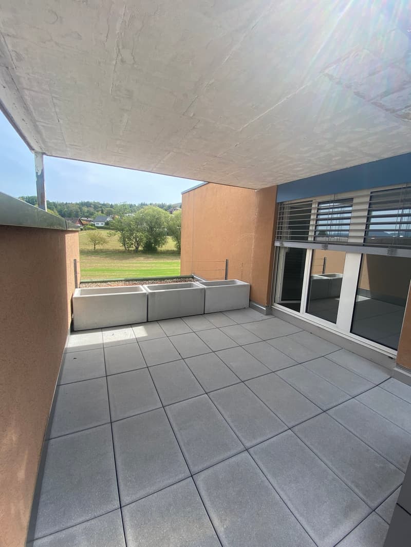 Helle 1-Zimmer-Attikawohnung schöner Aussicht in Olten (12)