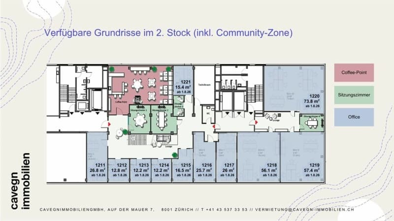 Travaillez intelligemment à Regensdorf - espaces de bureau modernes incl. zone communautaire (4)