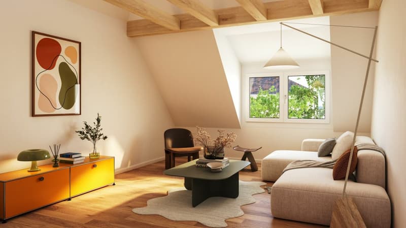 Maisonette esclusiva di 4,5 locali con terrazza privata sul tetto e vista panoramica (3)