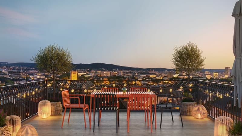 Maisonette esclusiva di 4,5 locali con terrazza privata sul tetto e vista panoramica (6)