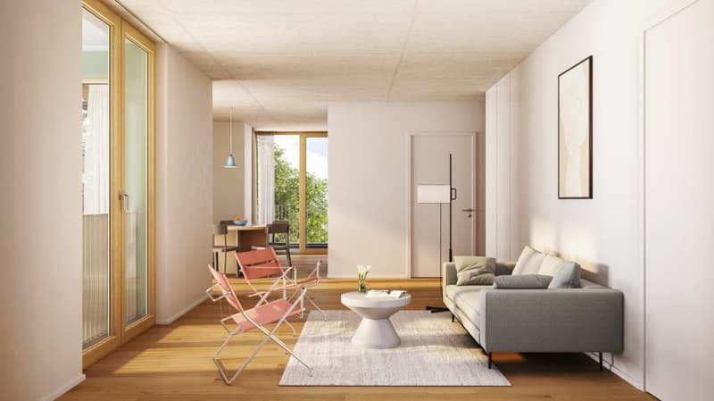 Colorful 2.5-room new apartment in Zürich-Altstetten (2)