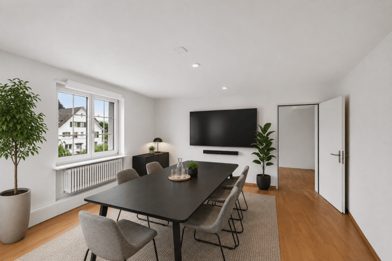 Espace de bureau prêt à être occupé dans le quartier de Zürcher Seefeld (1)