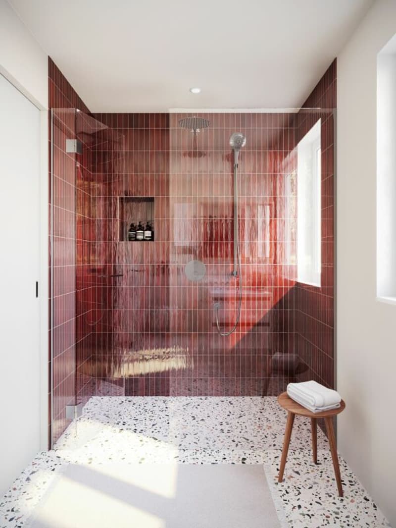 Badezimmer mit Tageslicht