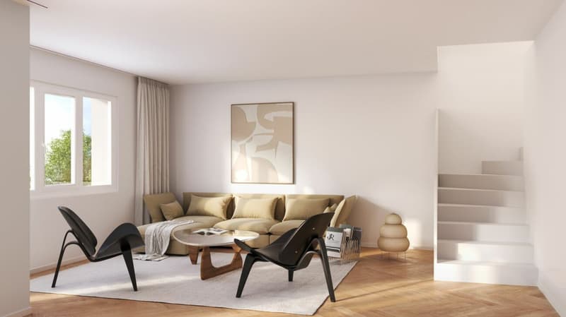 Urban & naturnah: Maisonette-Wohnung im HERBIE Wiedikon (6)