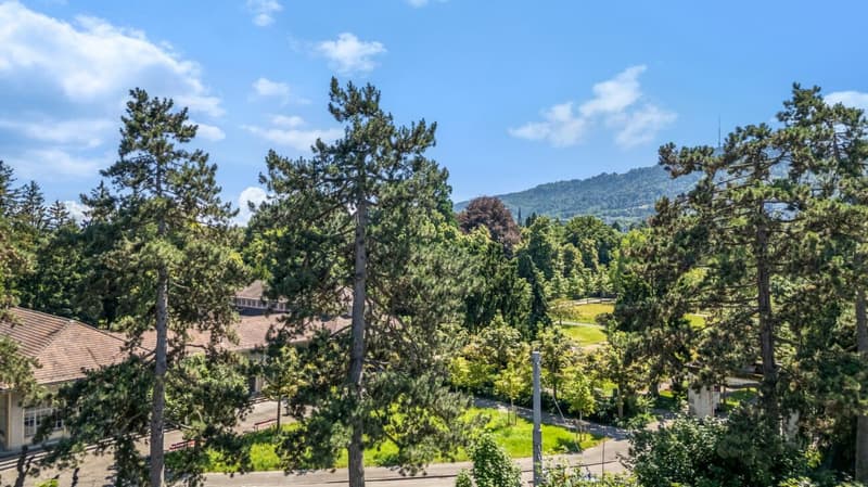 Aussicht vom Balkon (Küche)