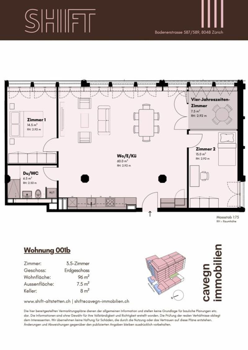 Erstbezug und urbanes Wohngefühl: 3.5-Zimmer-Wohnungen im SHIFT (7)
