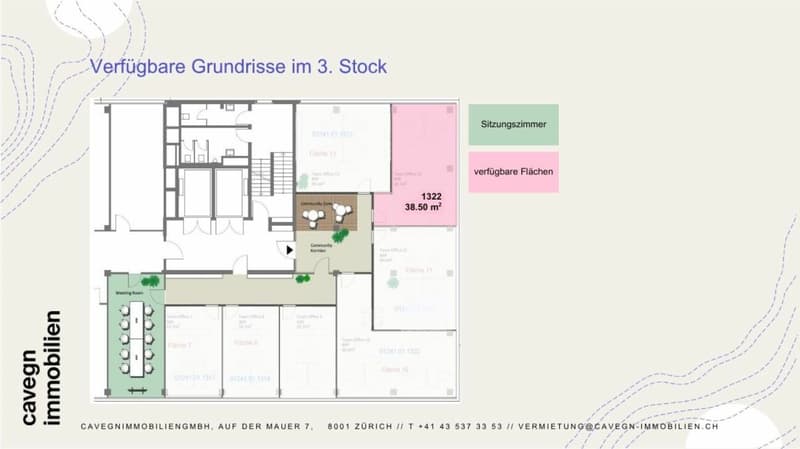 Work smart in Regensdorf - flexible Büroflächen mit Community Zone (14)