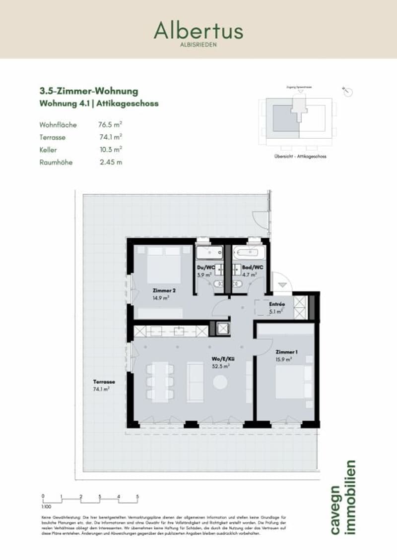 Exklusive Terrassenwohnungen mit traumhaftem Uetlibergblick (10)