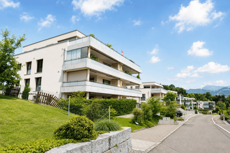 Aussenansicht der Liegenschaft
