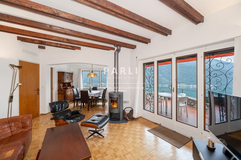 Morcote | Exklusive Villa mit Seeblick und Ausbaupotenzial bis ca. 500 m² (3)