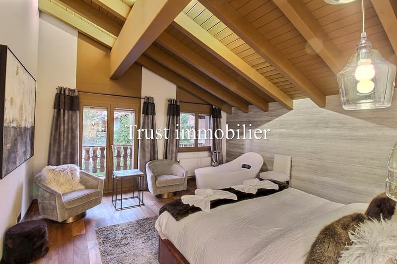 4025L. Incroyable attique 4.5 pcs à louer, proche centre Crans (8)