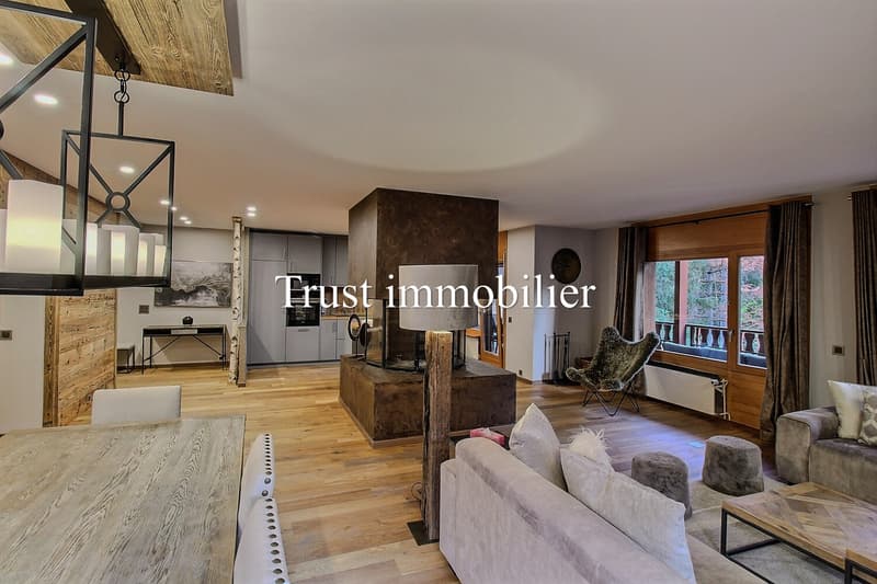 4027L. Bel appartement  4.5 pcs à louer, centre de Crans (3)