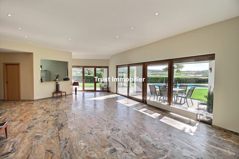 VESSY : VILLA D'ARCHITECTE RÉNOVÉE AVEC VUE SALEVE (5)