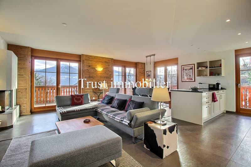 4024. Exclusivité. Superbe appartement de montagne (3)