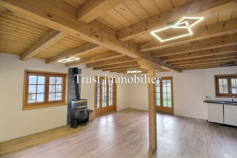 Vue splendide et charme garantis pour ce Chalet rénové (3)