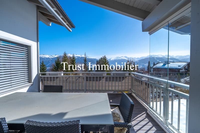 6022.Chalet contemporain lumineux avec vue panoramique, Mayens d'Arbaz (3)
