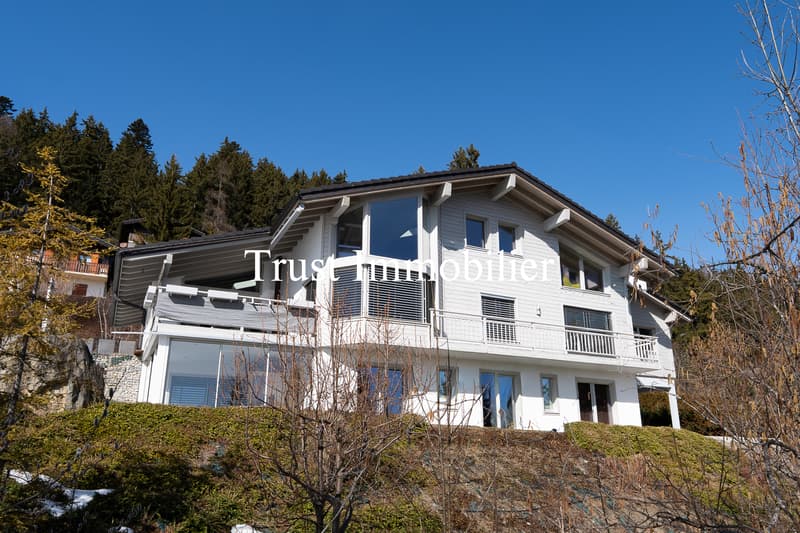 6022.Chalet contemporain lumineux avec vue panoramique, Mayens d'Arbaz (2)