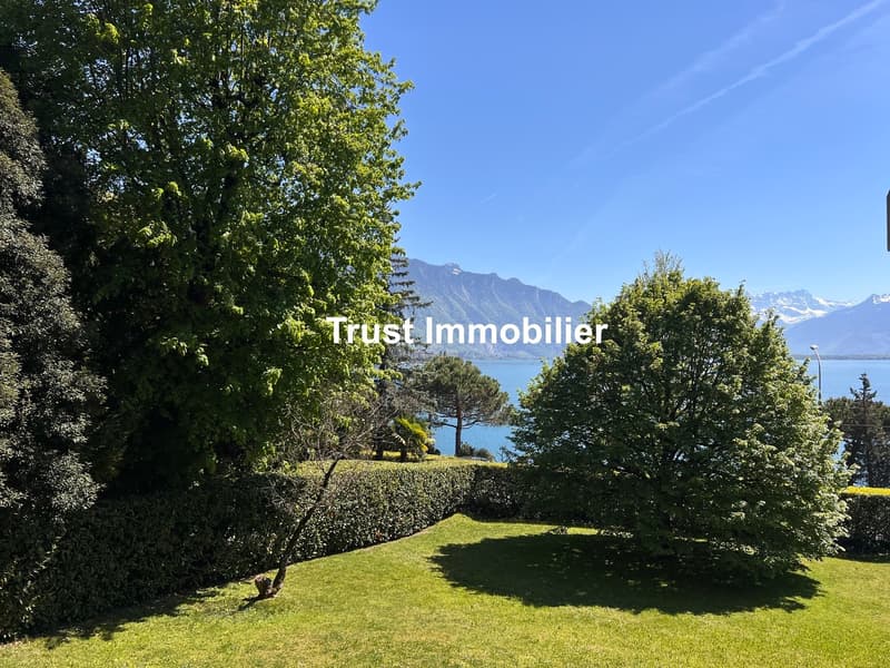 3002. En exclusivité : Appartement 3 pièces rénové Vue lac Clarens (1)