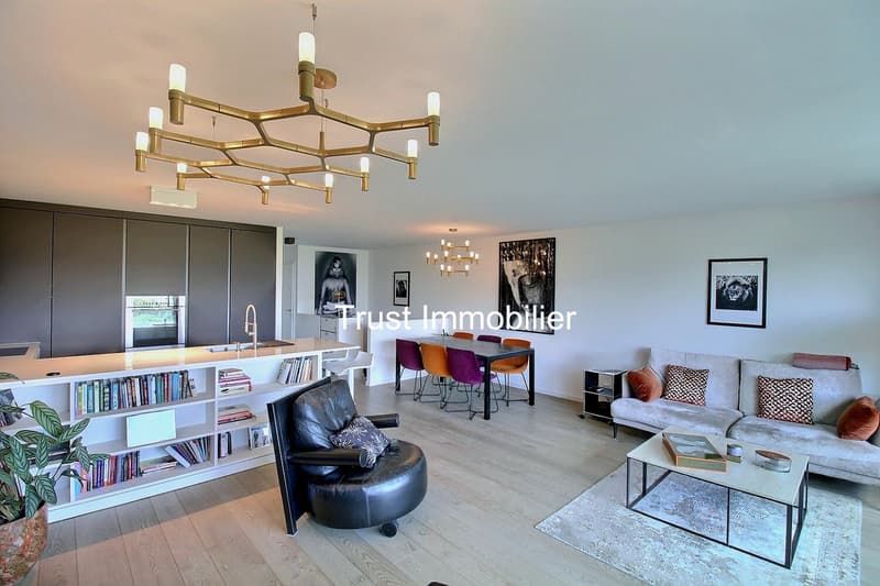 4001. Duplex attique rénové avec vue panoramique - Immeuble moderne (2)