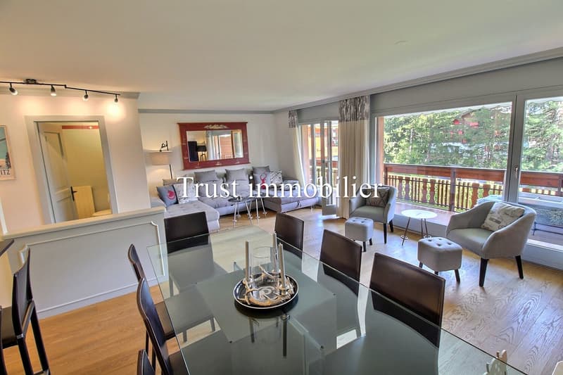 3001. Bel appartement de 3.5 pièces, centre Crans (1)