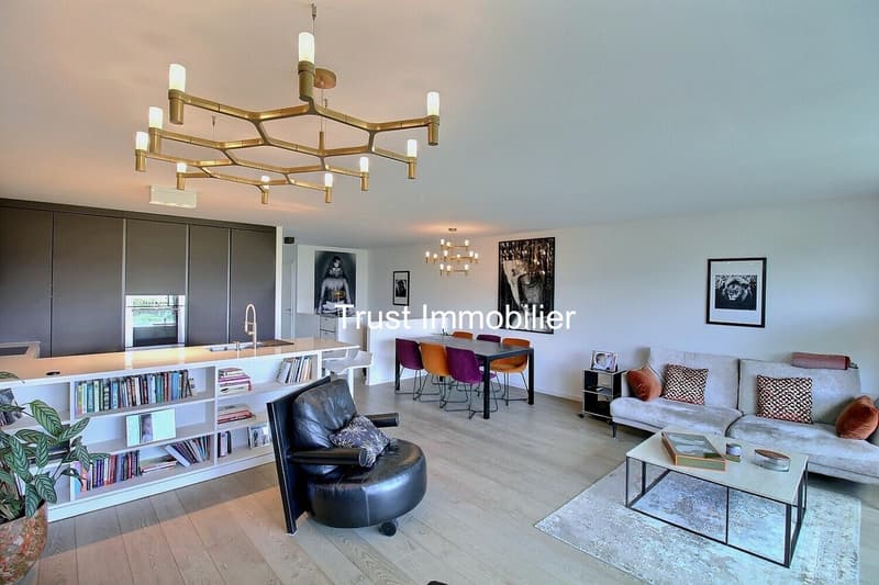 4001. Duplex attique rénové avec vue panoramique - Immeuble moderne (4)