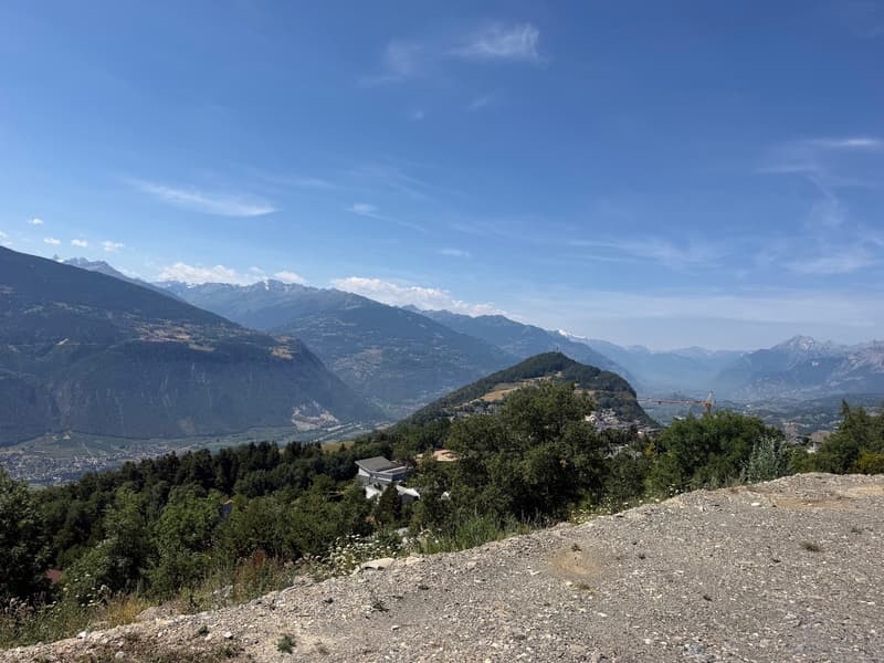 6000.Vue panoramique / Projet Chalet à vendre à Sergnou /Crans-Montana (8)