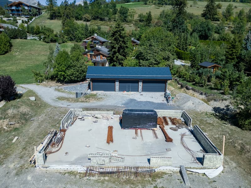 6000.Vue panoramique / Projet Chalet à vendre à Sergnou /Crans-Montana (5)