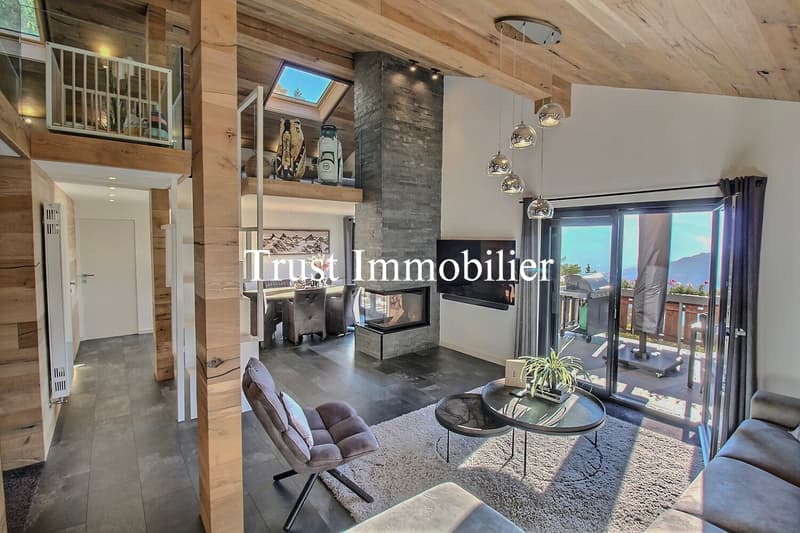 6015. Magnifique chalet à Icogne à Vendre (1)