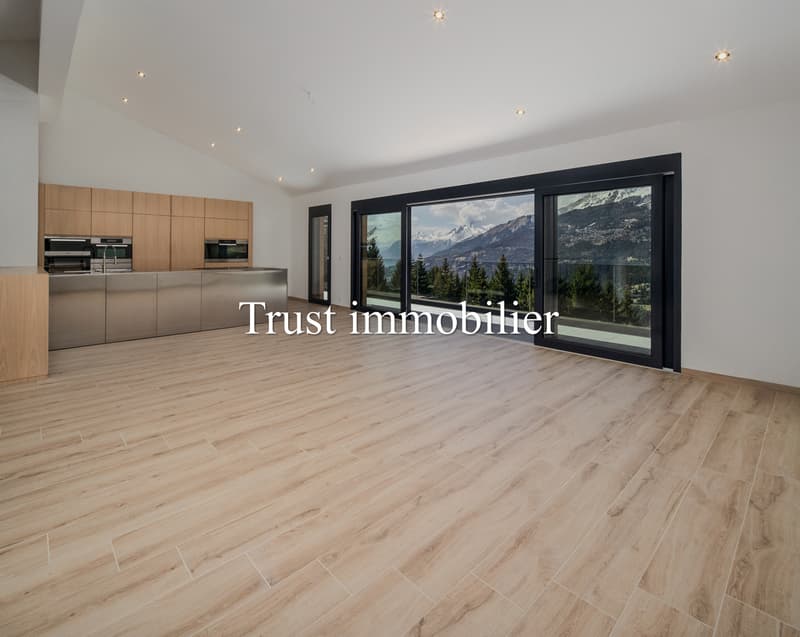 6018. Chalet neuf. Magnifique vue (2)